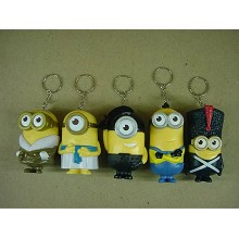 Despicable Me figure key chains set(5pcs a set)