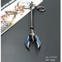 League of Legends cos weapon key chain