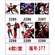 God Eater mouse pads set(6pcs a set)