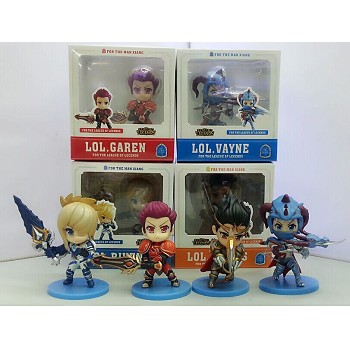 League of Legends figures set(4pcs a set)