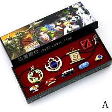 Dota 2 necklaces + key chains set(9pcs a set)