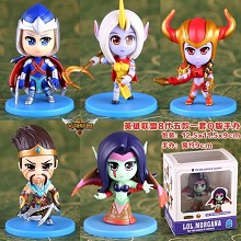 League of Legends figures set(6pcs a set)