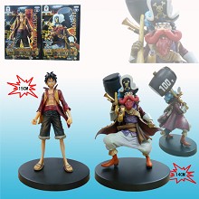 One Piece Luffy and Usopp anime figures set(2pcs a...