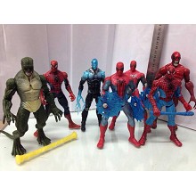 Spider man figures set(7pcs a set)