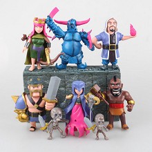 Clash of Clans figures set(8pcs a set)