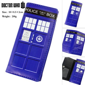 Doctor Who anime long wallet