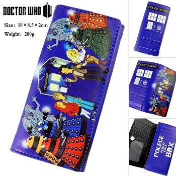 Doctor Who anime long wallet