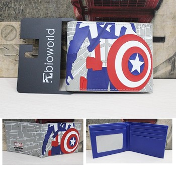 Captain America silicone wallet