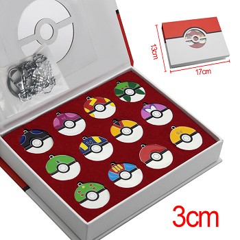 Pokemon anime key chains set(12pcs a set)