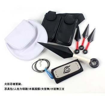 Naruto anime cos weapons set(7pcs a set)