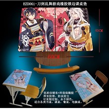 Touken Ranbu Online Rubber table mat