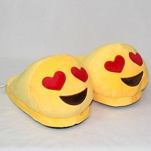 The anime plush shoes slippers a pair