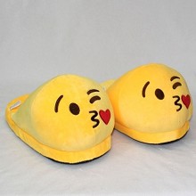 The anime plush shoes slippers a pair