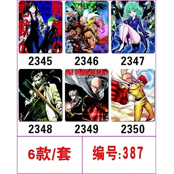 ONE PUNCH-MAN mouse pads set(6pcs a set)