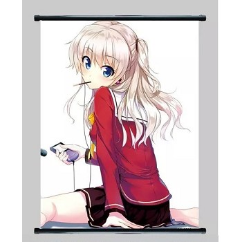 Charlotte anime wall scroll