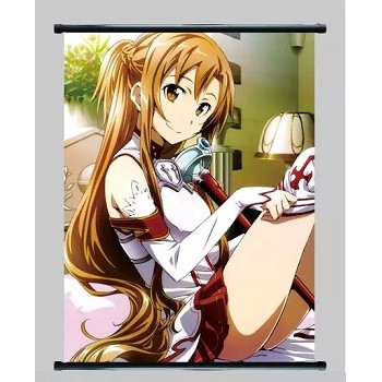 Sword Art Online anime wall scroll