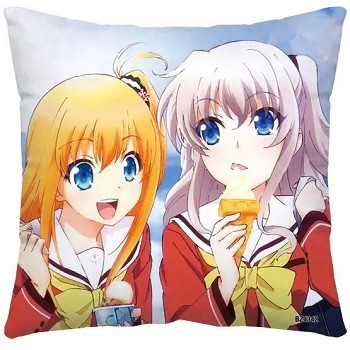 Charlotte two-sided pillow