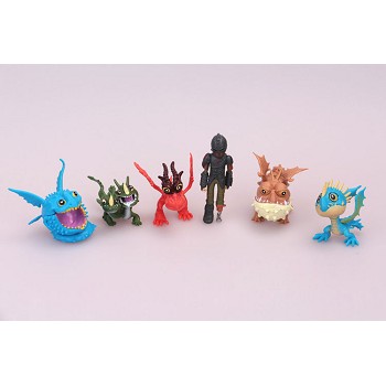 How to Train Your Dragon figures set(6pcs a set)