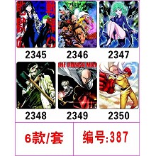 ONE PUNCH-MAN mouse pads set(6pcs a set)