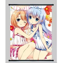 Rabbit House anime wall scroll