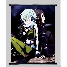 Sword Art Online anime wall scroll