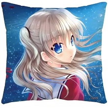 Charlotte two-sided pillow