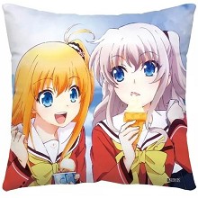 Charlotte two-sided pillow