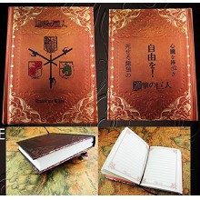 Attack on Titan hard cover notebook(120pages)
