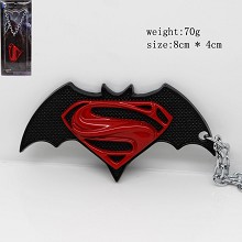 Batman VS Superman necklace