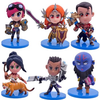 League of Legends figures set(6pcs a set)