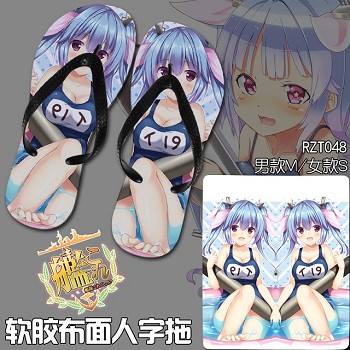 Collection anime slippers shoes a pair