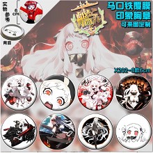 Collection anime brooch pins(8pcs a set)6CM