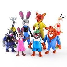 Zootopia figures set(8pcs a set)