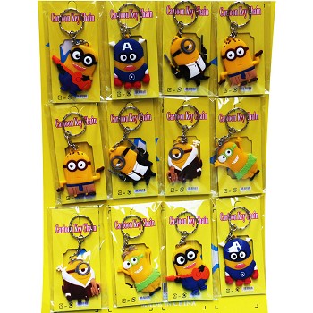 Despicbale Me key chains set(12pcs a set)