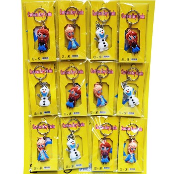 Frozen anime key chains set(12pcs a set)