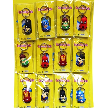 Despicbale Me anime key chains set(12pcs a set)