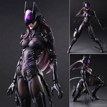 PLAY ARTS Batman Catwoman figure