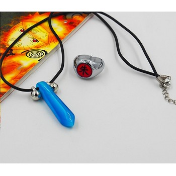 Naruto necklace+ring