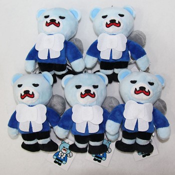 6inches Bigbang bear plush dolls set(5pcs a set)