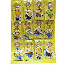 Despicbale Me foamed plastic key chains set(12pcs ...