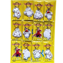 Baymax foamed plastic key chains set(12pcs a set)