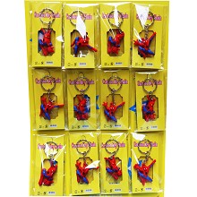 Spider Man anime key chains set(12pcs a set)