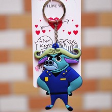 Zootopia anime two-sided key chain