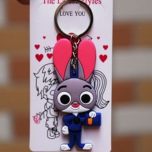 Zootopia anime two-sided key chain