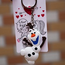 Frozen anime two-sided key chain