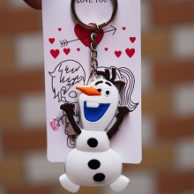 Frozen anime two-sided key chain