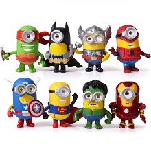 Despicbale Me anime figures set(8pcs a set)