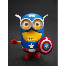 Despicbale Me cos Captain America figure