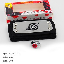 Naruto ring+headband a set