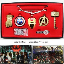 The Avengers key chains set(7pcs a set)